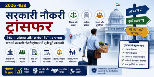 भारत में सरकारी नौकरी ट्रांसफर: नियम, प्रक्रिया और कर्मचारियों पर प्रभाव (2026 गाइड)